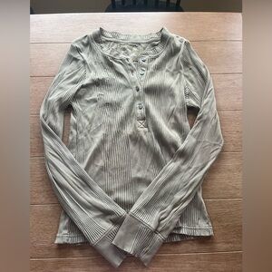 Aerie Green Long Sleeve LARGE